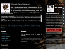 Tablet Screenshot of bhairavastrology.com